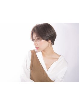 顔周りの絶妙なカットで,第一印象も変わる![茨木/髪質改善/ショート/トリートメント/白髪ぼかし/学割U24]