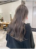 着物ヘア/大人ガーリー/ダークアッシュ/似合わせカット/京橋
