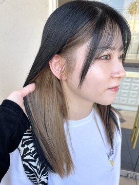 ディーヴァヘアーエズ(DIVA hair Eze) ブリーチ1回★イヤリングベージュカラー 艶髪ロング