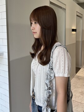 THREE【2月上旬OPEN(予定)】 前髪・顔まわりから可愛く大人可愛い上品なロングヘア