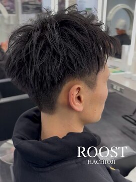 ルースト 八王子店(ROOST) メンズカット/ツイストアップバング/ツーブロック/眉毛