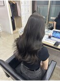大人透け感オリーブカラー高発色カラー艶髪【上野】