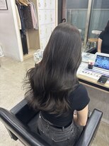 アジールヘア 東上野店(agir hair)&nbsp;大人透け感オリーブカラー高発色カラー艶髪【上野】
