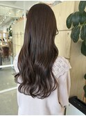 20代30代髪質改善カラーラベンダーべージュ透明感