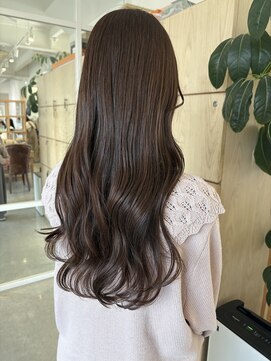 アドラーブル 万代店 (adorable) 20代30代髪質改善カラーラベンダーべージュ透明感