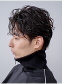 渋谷波巻きパーマ束感ツイストスパイラル無造作メンズパーマ色気