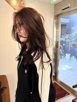パープル(PURPLE)&nbsp;レイヤーカット/ロングレイヤー/ウルフカット