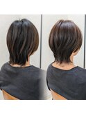 ウルフカット&オリーブグレージュ☆