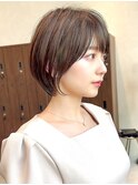 似合わせカット30代40代50代ショートボブくびれレイヤーカット