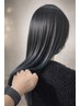 【美髪・酸性ストレートパーマコース】縮毛矯正+カット　￥22000