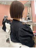 切りっぱなしボブ