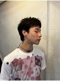 リバースセンターパート/ニュアンスパーマ/ダウンバング/心斎橋