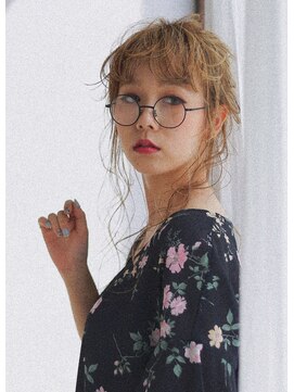 ニコ(nico...) #ワイドバング#くびれミディ#モーブカラー#ネープレス