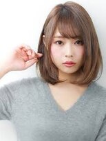 オアシス 池袋店(oasis) 大人可愛いワンレンショートパーマホワイトアッシュ