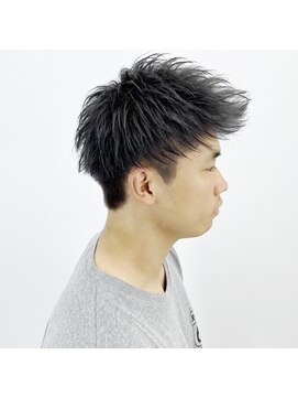 バージョン(Ver.) 束感 ツーブロック ショート ジェットモヒカン 【Ver. 柏】