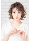 大人かわいいふんわりパーマ