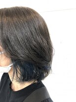 テラス ヘアアンドボタニカル(terrace)&nbsp;ボブ/インナーブルー/20代30代/姪浜