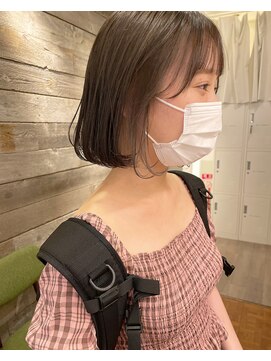 ジーナ 福岡天神(Zina) ミニボブ×インナーカラー