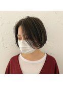 乾かすだけで内側にまとまるボブ！