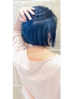 シャンティ 平岸店(Shanti)&nbsp;インナーカラー　☆ブラック＆ブルー☆　　松本　崇