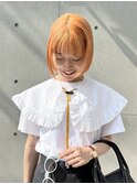 pale orange bob