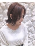 Moana【駒沢】#レイヤーボブ#外はねボブ#ピンクブラウン