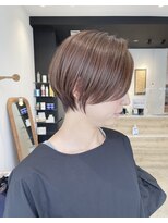 アテナ 六本松店(ATENA) 前髪長め大人ショートボブ20代30代40代/レイヤーカット/六本松