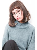 モニカ 西宮北口(Monica)&nbsp;前下がりボブ・  内巻きワンカール・  ボブショート・暗髪