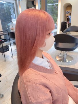 インク サカエ(inq sakae) ミルクティーベージュ 韓国ヘア ブリーチカラー