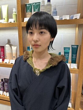 ピークアブー アヴェダ アトレ恵比寿(PEEK-A-BOO AVEDA) マッシュウルフ/ウルフショート/小顔ショート