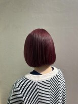アジールヘア 北千住駅西口店(agir hair)&nbsp;ボブ　チェリーレッド