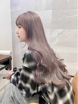 ソル 栄矢場町(SOL) ラベンダーグレージュ/グレージュ/透明感カラー/韓国ヘア