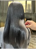縮毛矯正　姫カット　学割　黒髪　高円寺