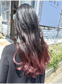 ピンクグラデーションカラー〔西尾〕