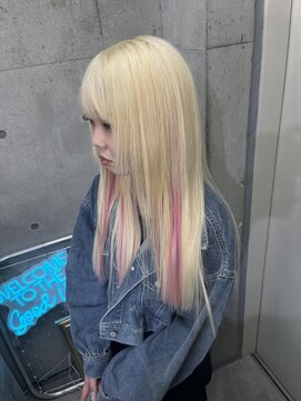 インク 渋谷(INK.) エクステ80枚ホワイトブロンド