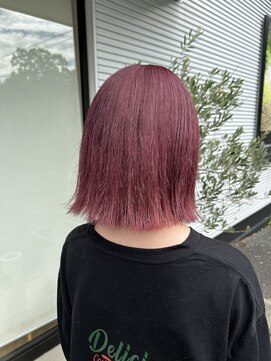 ルシードスタイルアートラッシュ(LUCIDO STYLE ARTRUSH) カシスピンク 髪質改善トリートメント