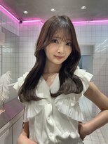 ロンドルーチェ 心斎橋(Lond luce)&nbsp;ダークアッシュ/ミディアムレイヤーカット［髪質改善/縮毛矯正］