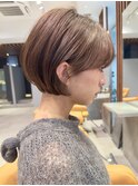 大人ショートヘアショートボブ前髪ありショート30代40代50代