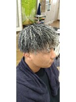 美容室クリップアイ(Clip I) メンズパーマハイライト