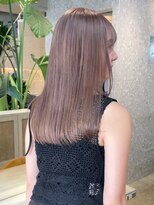 サンクマーケット 渋谷(cinq MARKET)&nbsp;渋谷ミルクティーベージュハイトーンカラーヘーゼルベージュ30代