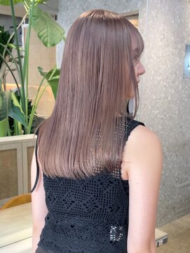 サンクマーケット 渋谷(cinq MARKET) 渋谷ミルクティーベージュハイトーンカラーヘーゼルベージュ30代