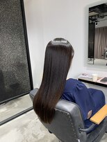 アリーズ シブヤ(ALLYS shibuya)&nbsp;縮毛矯正×艶髪ロングスタイル