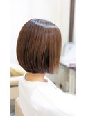 ★冬の美人見え◎前下がり髪質改善ボブ×暖色カラー