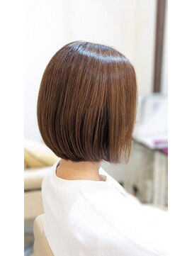 フィルアップヘア (fill up Hair) ★冬の美人見え◎前下がり髪質改善ボブ×暖色カラー