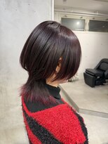 シーン(seen)&nbsp;シャギーウルフカットロングウルフヘアクラゲウルフボブ