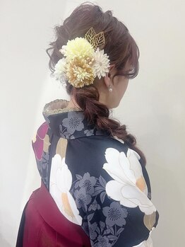 マーベル(Marbelle)の写真/【常滑市】大切な日のヘアセットならお任せ！プロの技術で、崩れにくく可愛いスタイルが1日中キープ♪