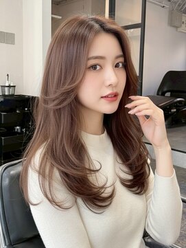ミュージアム(MUSEUM) 大人フェミニンレイヤー♪  神戸/三宮/韓国ヘア