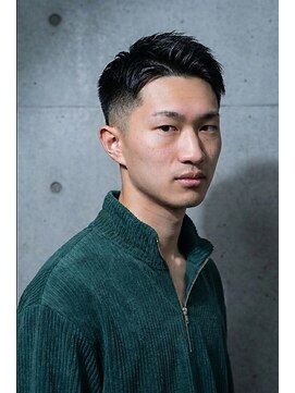 オールデイハローズ 京都駅前店(ALL DAY HELLO`S) 【男の品格】アップバング×フェードで作る爽やかベリーショート