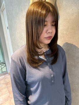 パーミル ヘア クマモト(permille ‰ hair Kumamoto) オリーブベージュ×ザクザクレイヤー