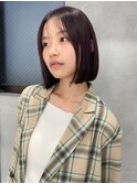 ボブカット/切りっぱなしボブ/髪質改善トリートメント/天神
